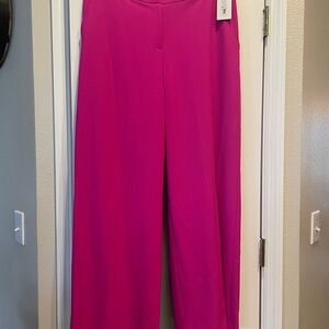 Tahari Fuchsia Wide Leg Women's Pants